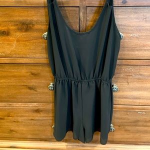 Naked Zebra black romper